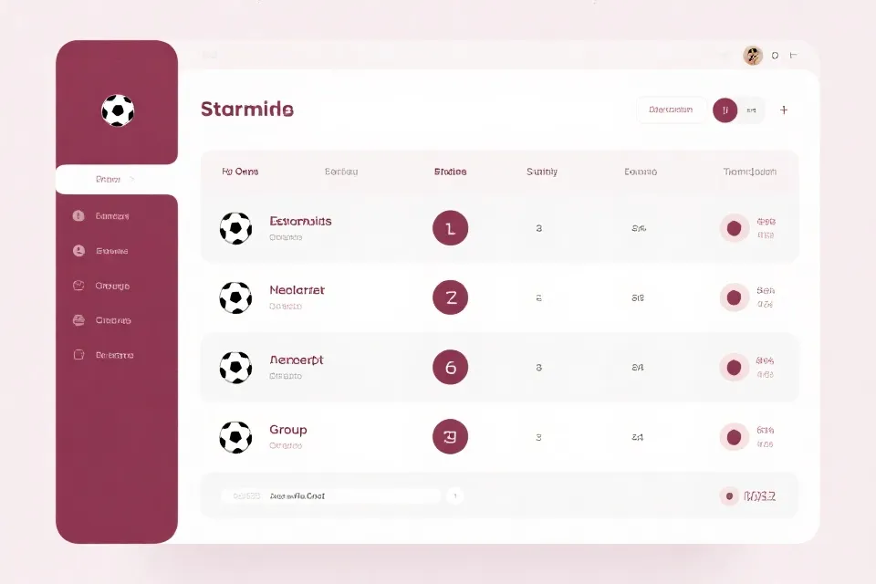 积分榜概览示意图